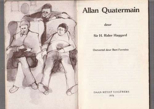 Allan Quatermain - Bert Ferreira (Rider Haggart) - Avontuur verhaal (k5)
