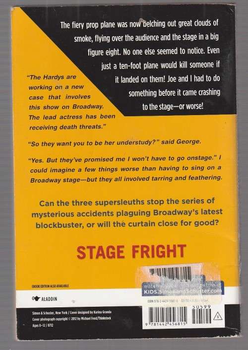 Stage Fright - Keene & Dixon - Nancy Drew & Hardy Boys Super Mystery no 6