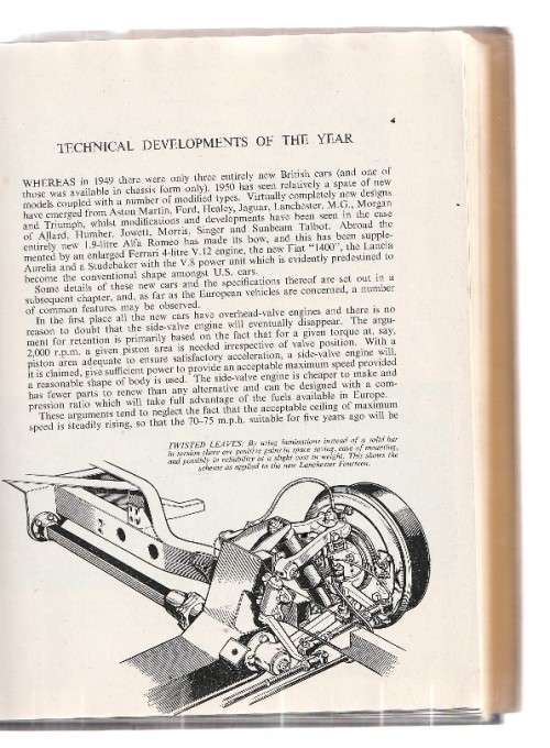 The Motor Yearbook of 1951 - Vintage collectable item - Pomeroy & Walkerley (M1)