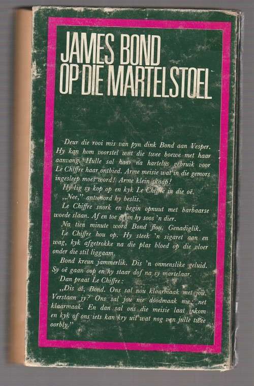 James Bond in die martelstoel - Ian Fleming (a11) - Casino Royale in Afrikaans - Klub Olaf Bouwer