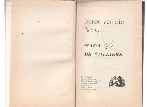 Dubbelroman - Reik na die Sterre - H Fouche / Baron van die Berge N de Villiers (c2)