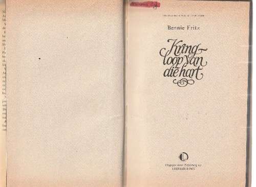 Kringloop van die hart - Bennie Fritz  - roman