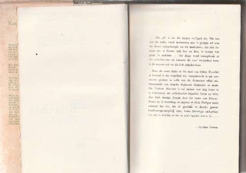 Komedie in Lanfer - Graham Greene - Avontuurverhaal met komedie