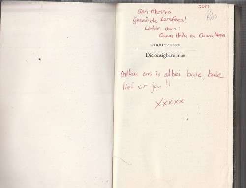 Die Onsigbare Man - HG Wells - Nuwe LIBRI reeks - Wetenskapfiksie - (k5)