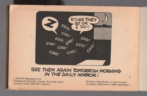 Andy Capp no 28 - 1972 - Vintage Comic ((k4)