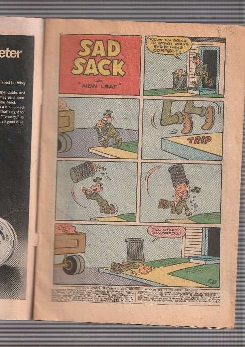 Sad Sack no 193 - Vintage HARVEY comic 1967