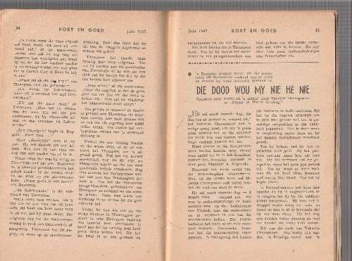 Kort en Goed - Julie 1947 - Politieke tydskriffie uit vroee jare