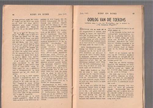 Kort en Goed - Julie 1947 - Politieke tydskriffie uit vroee jare