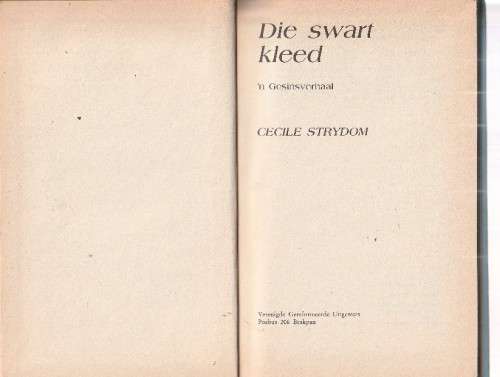 Die Swart kleed - Cecile Strydom (c5) - Roman