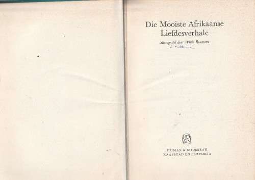 Die mooiste Afrikaanse liefdesverhale omnibus - Rousseau (e5) - Sien inhoud en skrywers by Scans