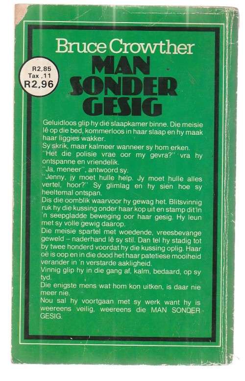 Man sondder gesig - Bruce Crowther (o1) - Riller vertaling van Underkill