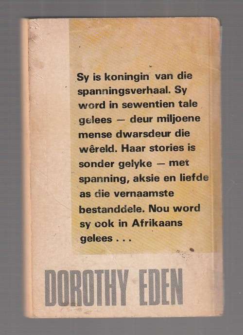 Dood is n rooi roos - Dorothy Eden - DEATH IS A RED ROSE