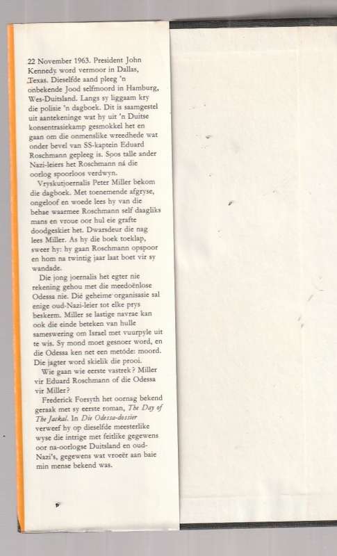 Die Odessa Dossier - Frederick Forsyth - The Odessa File in Afrikaans