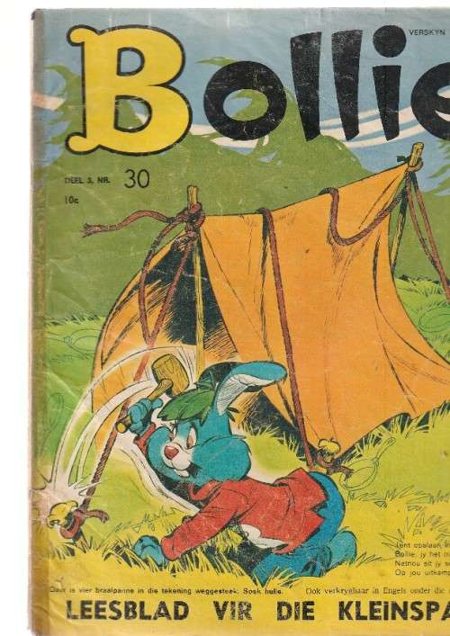Lot van 9 Bollie + 1 x Bunny Kinder tekenprent tydskrifte