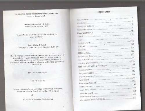 Cricinfo guide International Cricket 2009 (a2)