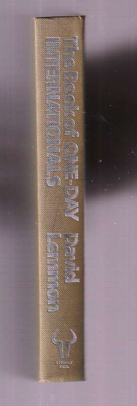 The Book of one day Internationals - David Lemmon (a2) - Cricket
