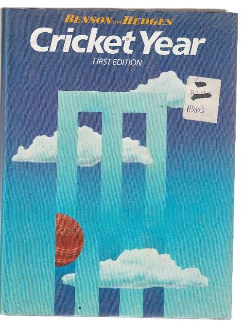 Benson & Hedges Cricket Year - First Edition - David Lemmon 1982 (a2)