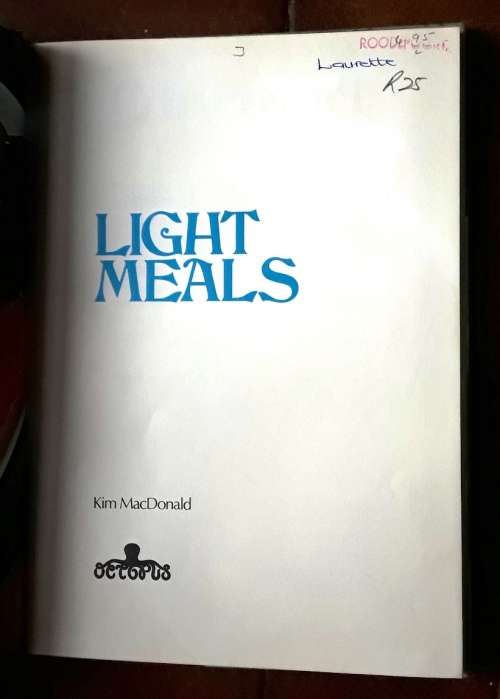 The Colour book of Light Meals - K MacDonald (a4)