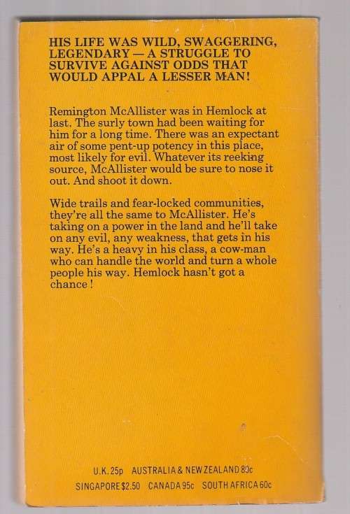 Battle of McAllister - Matt Chrisholm (a1) McAlister no 4 - Western