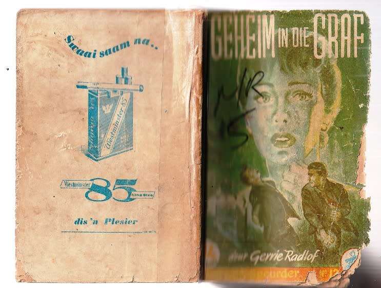 Die Geheim van die graf - Gerrie Radlof (k4) Swerwer Speurder nr 12 Pronk boek