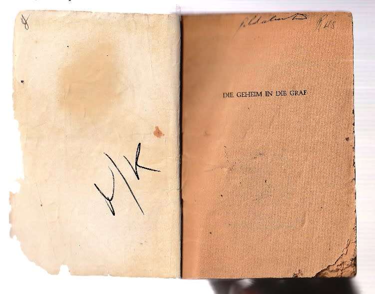 Die Geheim van die graf - Gerrie Radlof (k4) Swerwer Speurder nr 12 Pronk boek