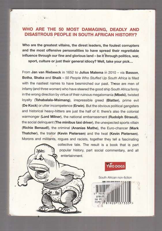 50 People who stuffed up South Africa (a14) - Alexander Parker & Zapiro