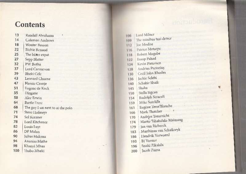 50 People who stuffed up South Africa (a14) - Alexander Parker & Zapiro