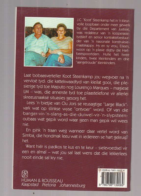 Padkos uit Toeka - Koot Steenkamp (k5) Humoristiese vertellings uit skrywer se kleintyd