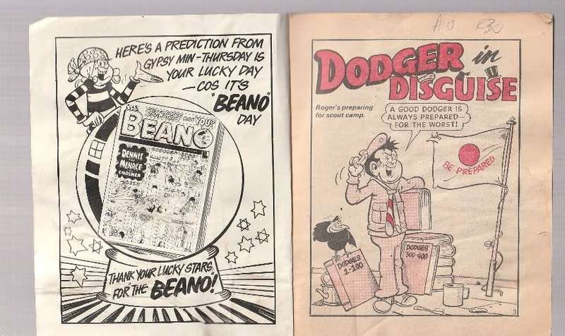 Beano no 22 1983 Comic - (a10) Roger the dodger