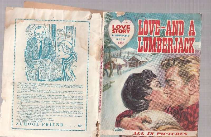 Love Story Library 322 (a10) Comic Love - And a Lumberjack (SA Comic)