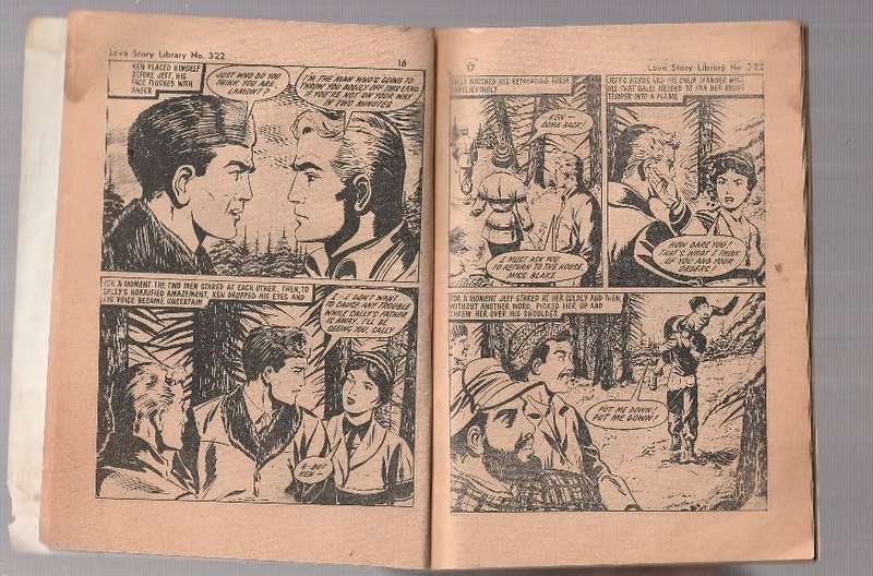Love Story Library 322 (a10) Comic Love - And a Lumberjack (SA Comic)