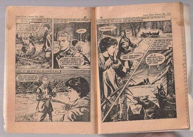 Love Story Library 322 (a10) Comic Love - And a Lumberjack (SA Comic)