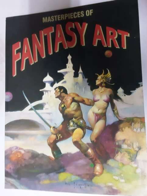 Masterpieces of Fantasy Art - Book with comics artists best works and samples (Tab)