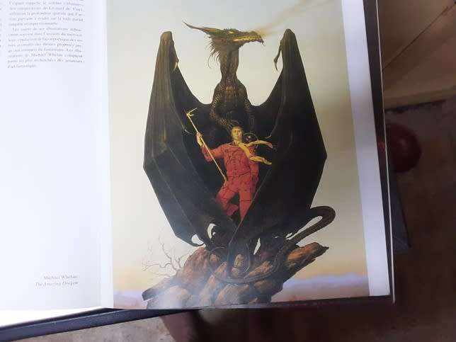 Masterpieces of Fantasy Art - Book with comics artists best works and samples (Tab)