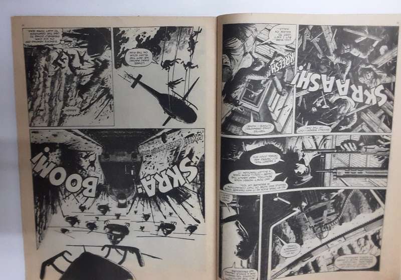 SAVAGE ACTION Comic (1981) Blade - Black Widow & Punisher (tab)