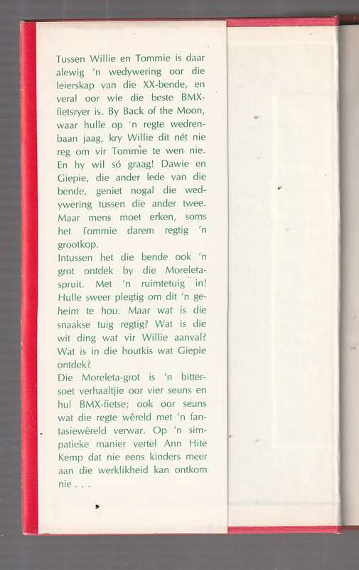 Die Moreletta-Grot - Ann Hite Kemp (b1) - Jeug avontuur