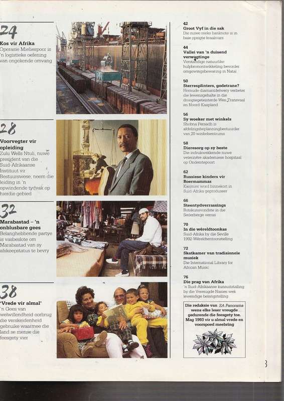 Panorama Tydskrif - Nov/Des 1992 - Sien scans vir inhoud (o)