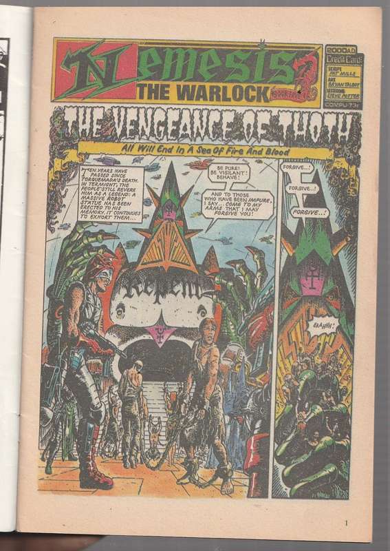 Spellbinder no 7 - Comic starring Nemeses the warlock (tab)