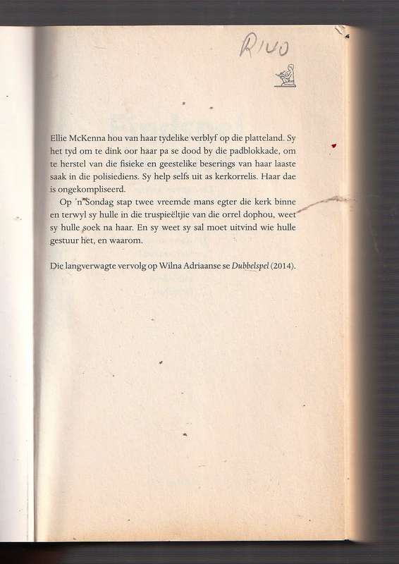 Eindspel - Wilna Adriaanse (b) - Misdaad riller vervolg op Dubbelspel