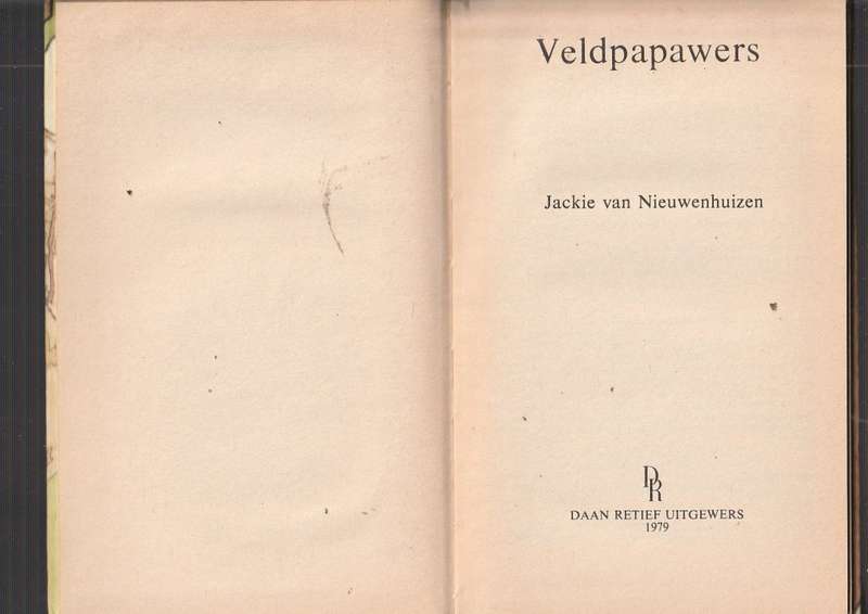Veldpapawers - Jackie van Nieuwenhuizen - Roman