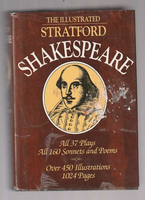 The Illustrated Stradford Shakespeare (All 37 plays 160 sonnets & Poems 1024 Pages