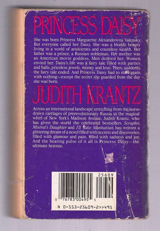 Princess Daisy - Judith Krantz (j) Novel filled with secrets and discoveries