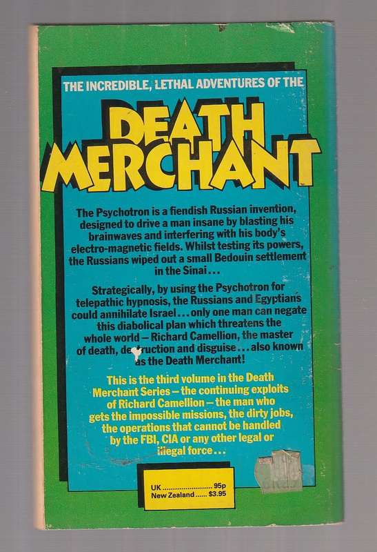 The Psychotron Plot - Joseph Rosenberger (j) Death Merchant series no 3