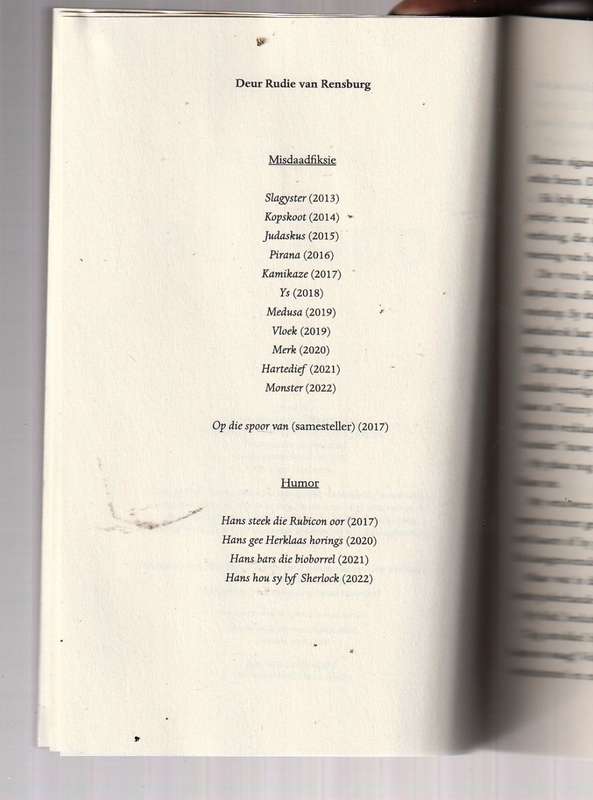 Doolhof - Rudie van Rensburg (b) - Kassie Kasselman Dossier