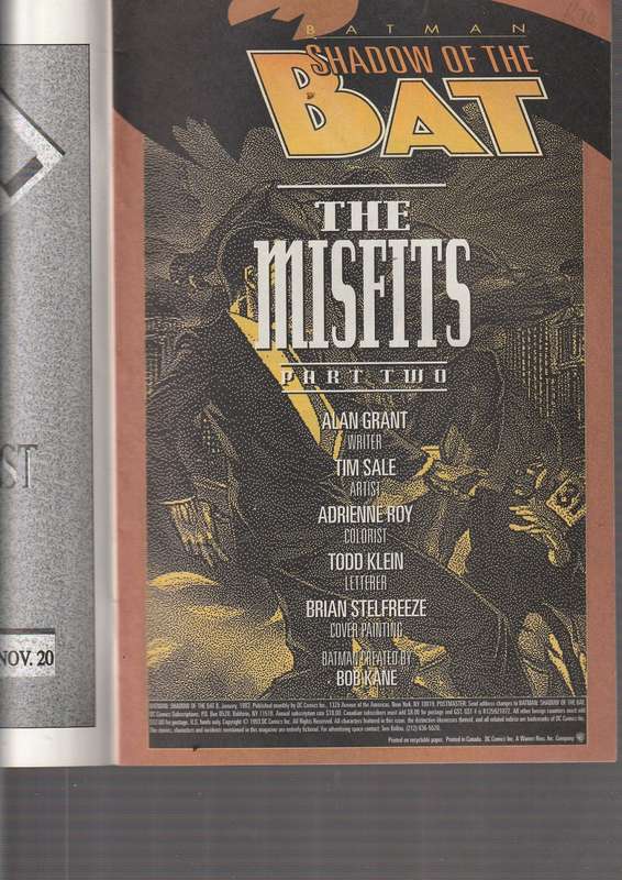 Shadow of the Bat 8 1993 Comic