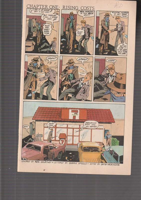 The Masked man no 4 1985 Comic