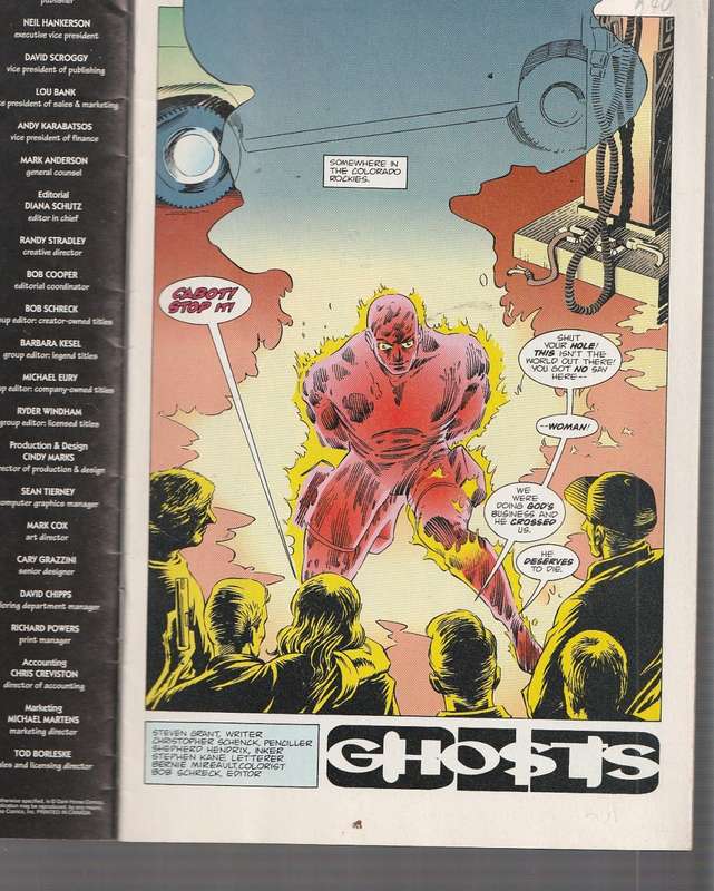 Steve Grant`s Enemy no 3 1994 comic