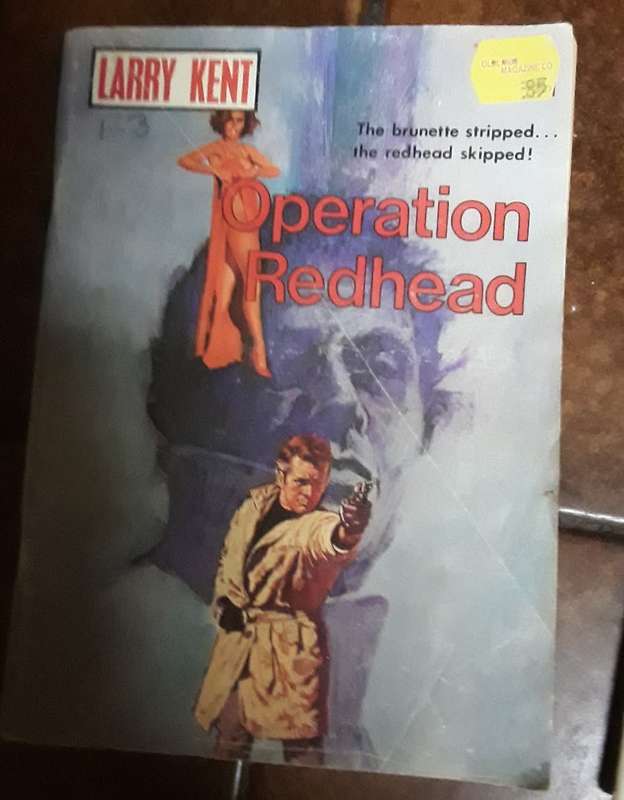 Larry Kent crime thrillers lot of 3 see scans for titels