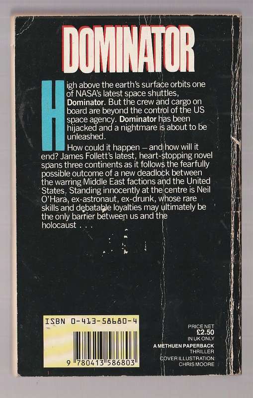 Dominator - James Follet - Terrifying Thriller of space shuttle being hijacked