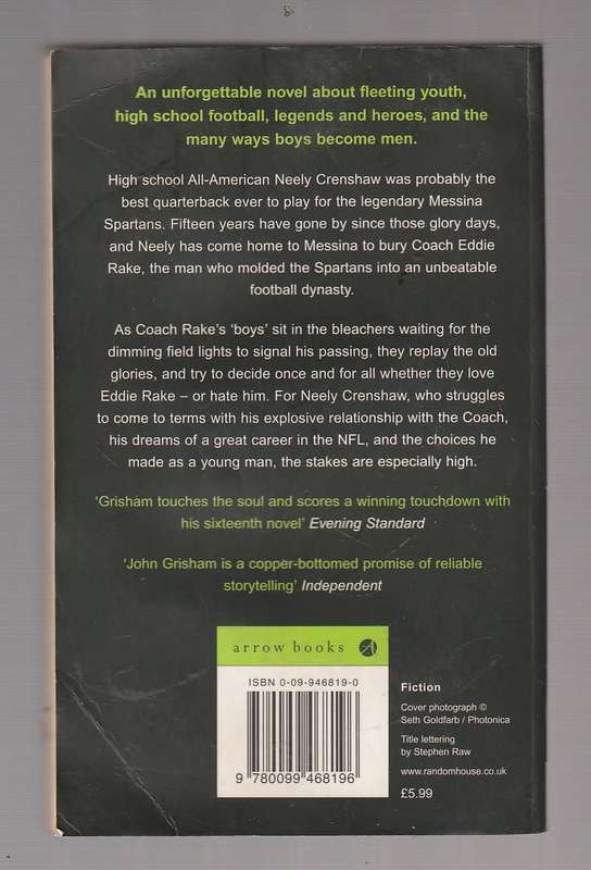 Bleachers - John Grisham - NFL Adventure